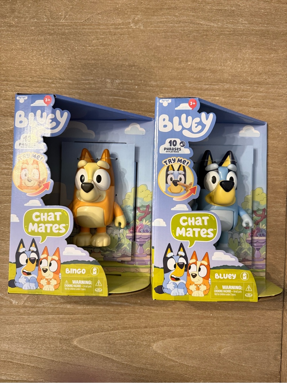 Bluey Chat Mates Figures Bluey & Bingo: Interactive Character Dolls Speaks NEW!!